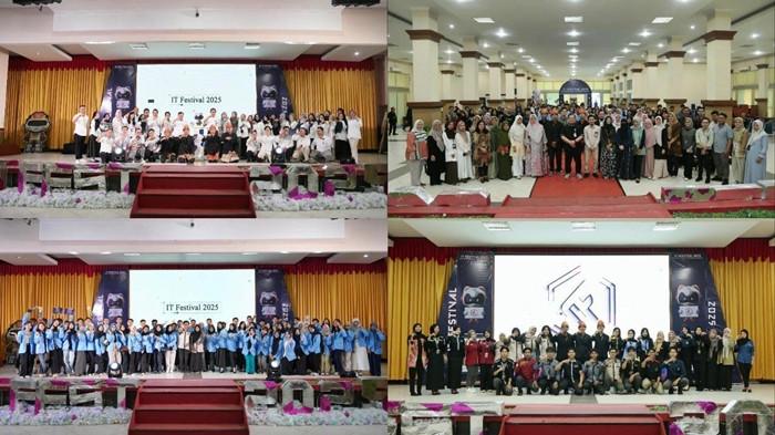 IT FESTIVAL - Rangkaian seminar, workshop Android Programming dan Web Design, hingga lima cabang lomba menjadi bukti bahwa IT Festival 2025 siap mencetak talenta digital yang kompeten dan relevan dengan kebutuhan industri.