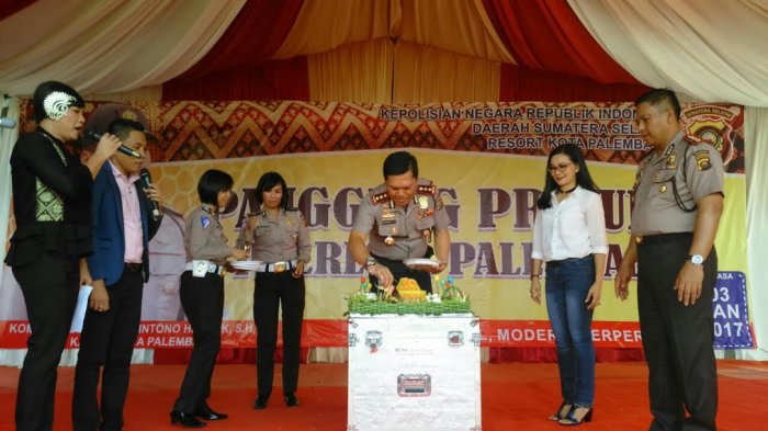 HUT Wakapolresta Lengkapi Kemeriahan Panggung Prajurit Polresta Palembang