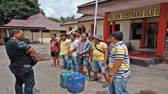 Polsek SU II Garuk 10 Orang Diduga Kawanan Premanisme