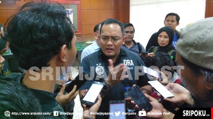 Dodi Reza Alex: Sriwijaya FC Butuh 30 hingga 40 Miliar per Kompetisi