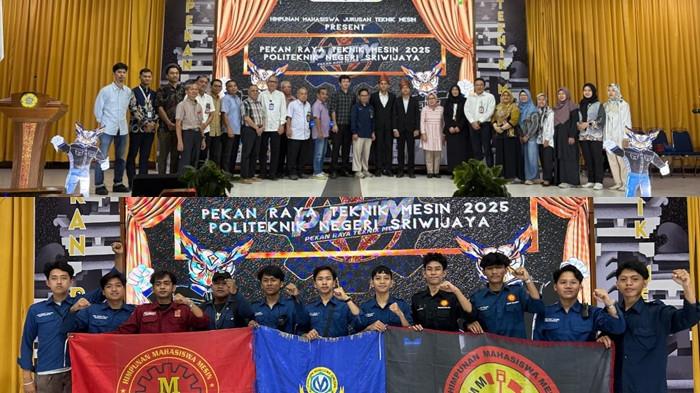 PRTM KE-5 - HMJ Teknik Mesin Polsri sukses menggelar PRTM ke-5 berkat sinergi panitia, dosen pembina, sponsor, dan dukungan penuh pihak kampus.
