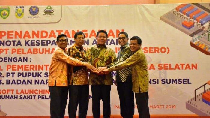 IPC Dorong Pengembangan Optimalisasi Pelabuhan, MoU dengan Pemprov Sumsel, PT Pusri dan BNNP Sumsel