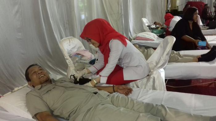 Pusri Miliki Komunitas Golongan Darah. 350 Kantong Setiap Gelar Donor