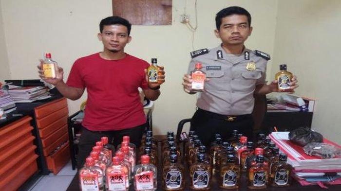 Polsek Lawang Kidul Amankan Puluhan Miras