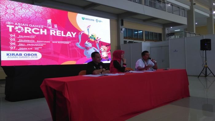 Kirab Api Obor Asian Games 2018, Sampai di Palembang. Ini Jadwal dan Rute Selanjutnya