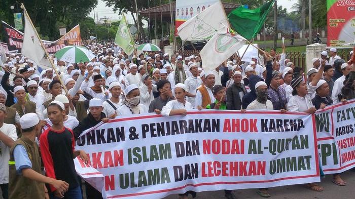 Ratusan Umat Islam Sumsel Siap ke Jakarta Ikut Demo Tuntut Mundur Ahok dari Gubernur DKI