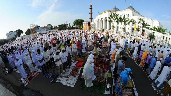 Tekan Sebaran Covid-19, Masjid Agung Palembang Batasi Jemaah Salat Ied dan Potong Kurban Malam Hari
