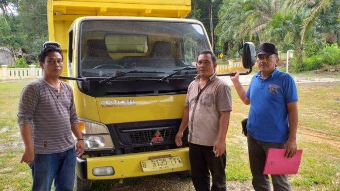 Kurun Waktu 13 Jam Petugas Berhasil Temukan Mobil Dump Truk Curian di Hutan Perkebunan Sawit