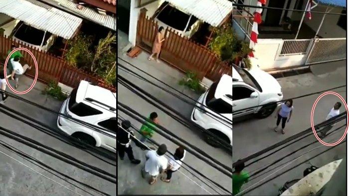 Beredar Video Seorang Pria Marahi Tetangganya, Penyebabnya karena Parkir Mobil di Gang