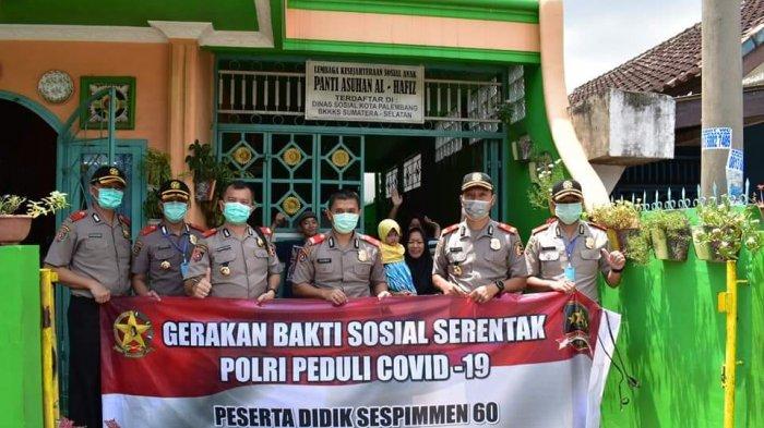 Sespimmen 60 Bakti Sosial di Palembang, Datangi Panti Asuhan Bantu Anak Yatim Piatu