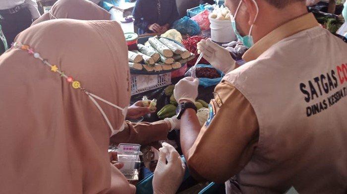 Sidak di Pasar Kayuagung OKI, Satgas Pangan Temukan Mie Berformalin