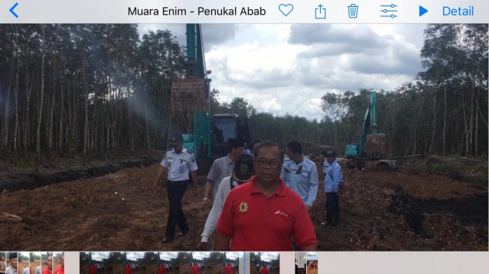 Pemkab PALI Hentikan Pembangunan Jalan PT EPI