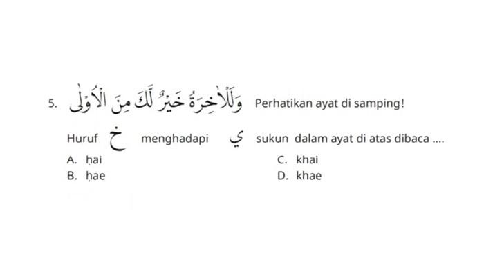 soal PAI 5