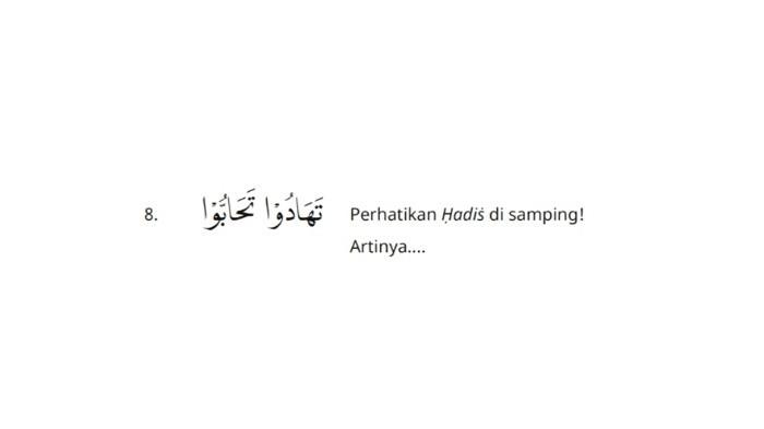 soal PAI 8 alquran dan hadis
