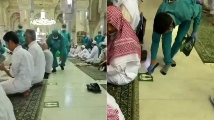 ALHAMDULILLAH Sholat Berjemaah di Masjidil Haram Mekkah tak Lagi Jaga Jarak, Shaf Jemaah Sudah Rapat