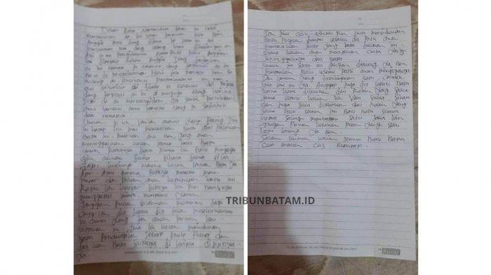 Wasiat Haru Seorang Ayah di Batam untuk Anak Sulungnya Sebelum Gantung Diri Pakai Ayunan Anak