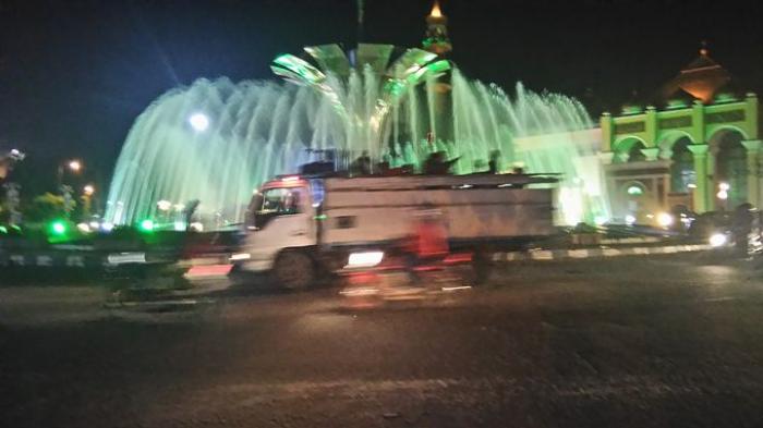 Takbir Keliling Malam Idul Fitri 1437 H di Palembang Masih Normal