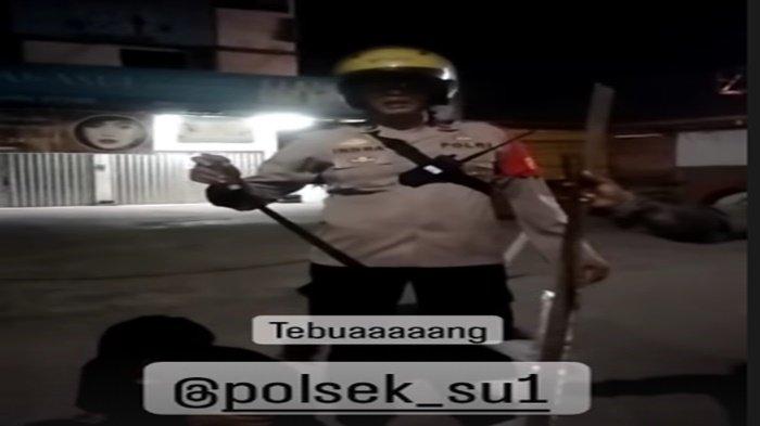 Tenteng Pedang dan Tombak Mau Tawuran, Seorang Anak di Palembang Ditangkap Polsek SU I