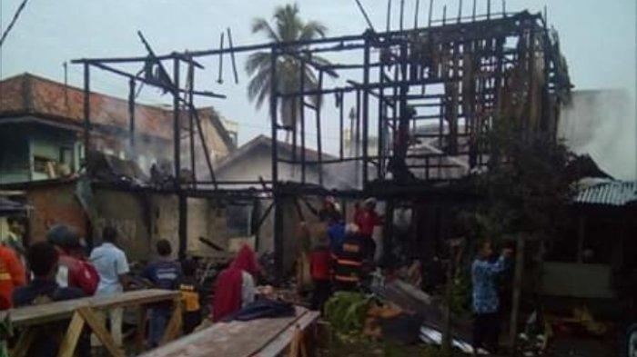 20 Warga Kehilangan Tempat Tinggal, Musibah Kebakaran Terjadi di Lorong Khotib 26 Ilir Palembang