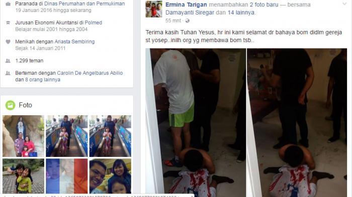 BREAKING NEWS: Pria Ini Bawa Dinamit dan Kapak Serang Pastor di Gereja St Yosef Medan