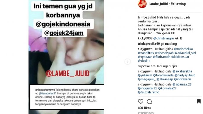 Gadis Cantik Keponakan Anisa Bahar Nyaris Jadi Korban Pemerkosaan, Begini Kronloginya