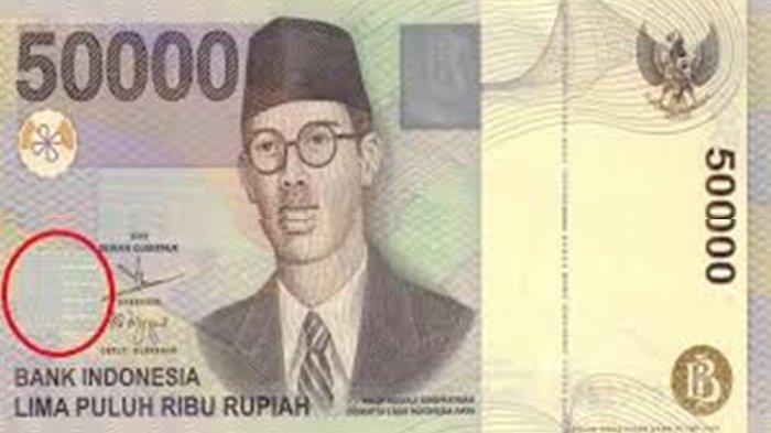 Masih Punya Uang Rp 50 Ribu Lama Gambar Sosok Berpeci dan Berkacamata? Ternyata Ada Rahasia Unik Ini