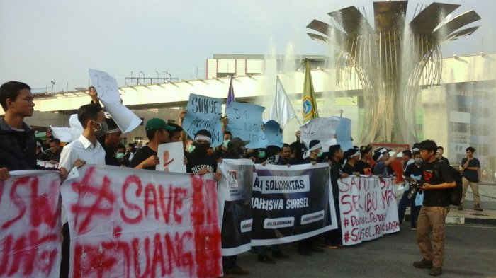 Aliansi BEM Sumatera Selatan Kembali Turun ke Jalan: Indonesia tidak Sedang Baik baik Saja