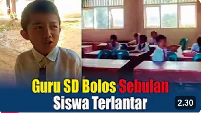 Sosok Anak SD di Nias Yang Viralkan Guru di Sekolahnya Tak Masuk Sebulan, Semua Siswa Terlantar