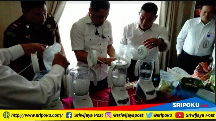 Ditresnarkoba Polda Sumsel Blender 7 Kg Sabu-sabu, Hasil Ungkap Kasus 2 Bulan dengan 9 Pelaku