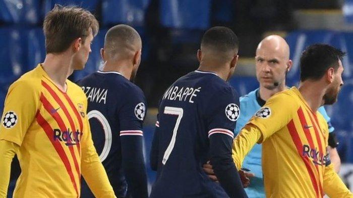 LIGA Champions Malam Ini, Partai Hidup Mati Barcelona, Sosok Wasit Inggris Bikin Skuat Xavi Trauma