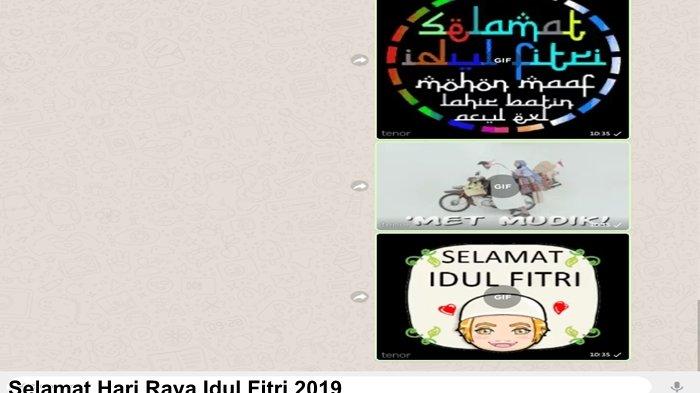 WhatsApp Hadirkan GIF atau Stiker Lucu Bertema Ucapan Selamat Idul Fitri 2019, Begini Cara Pakainya