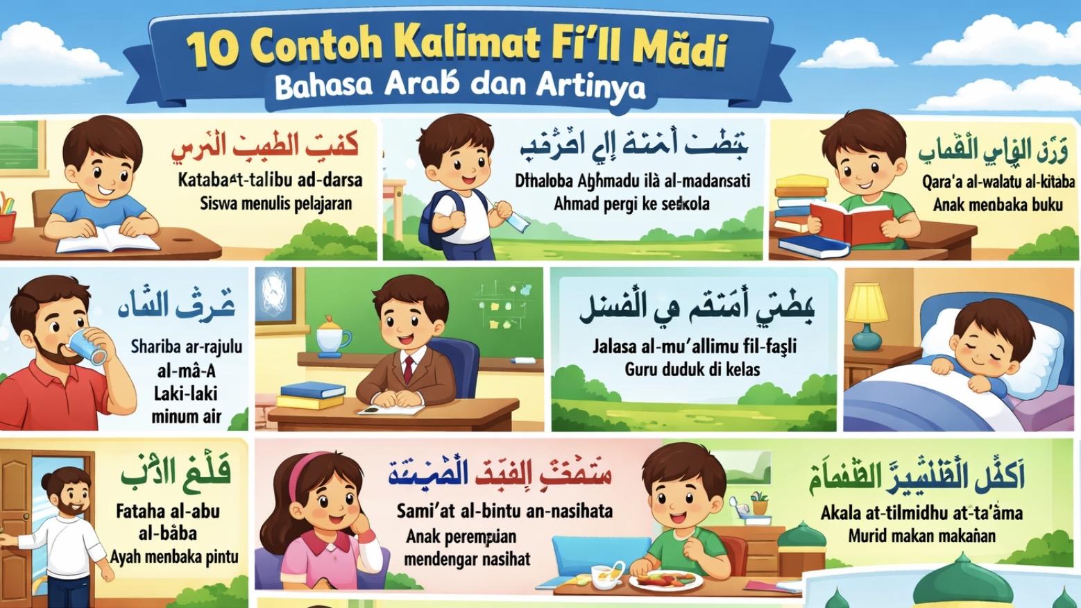 10-contoh-kalimat-fiil-madi-kata-kerja-lampau-bahasa-Arab-lengkap-dengan-latin-dan-arti.jpg