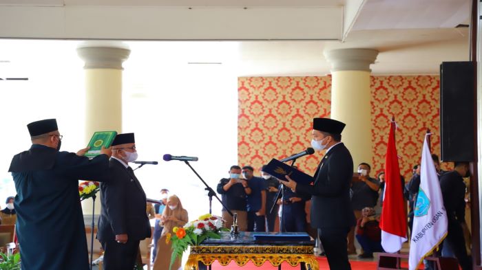 Tujuh Bulan Sebagai Penjabat, Muhsin Abdullah Resmi Menjadi Sekda Ogan Ilir, Dilantik Bupati Panca