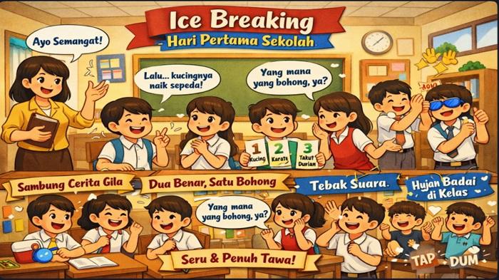 5 Ide Ice Breaking Hari Pertama Sekolah yang Seru dan Minim Properti, Kelas Langsung Hidup - Sripoku.com