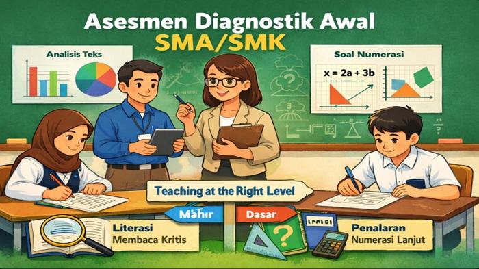 Contoh Soal Asesmen Diagnostik Awal Jenjang SMA/SMK Tahun Ajaran 2026/2027 - Sripoku.com