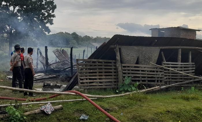 Rumah Nenek Sumarni di Tanjung Seteko Ludes Terbakar, Polisi Sebut Ini Penyebabnya!