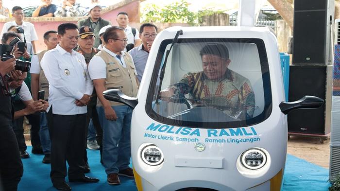 Pakai Kendaraan Listrik Bank Sampah Mobile Prabumulih Makin Produktif Ubah Sampah Jadi Nilai Ekonomi