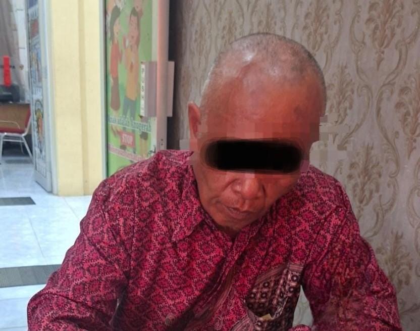 Tampang Kakek Cabul di Ogan Ilir Lecehkan 2 Gadis Belia, Korban Diberi Uang Tutup Mulut Rp 1 Juta