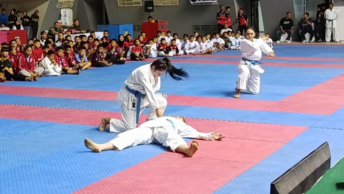 1.600 Karateka Kumpul di PSCC Palembang, Ramaikan Open Tournament Karate Piala Pangdam II Sriwijaya