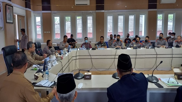 Polres OKU dan Unsur Muspida Pacu Capaian Vaksinasi Sebelum Ramadhan