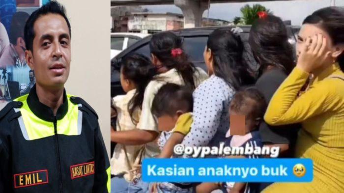 4 Pelanggaran Dilakukan Pengendara Sepeda Motor Bonceng 7 yang Nekat Lewat Jembatan Ampera Palembang