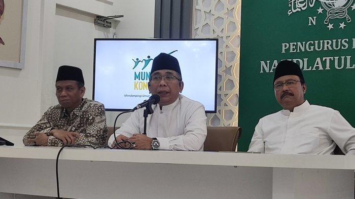 'Warga NU Bukan Kebo', Ketum PBNU Gus Yahya Bantah Kiai NU Dukung Anies Baswedan - Muhaimin Iskandar