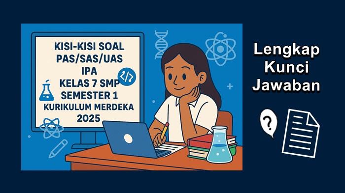 Kisi-kisi Soal PAS/SAS/UAS IPA Kelas 7 SMP Semester 1 Kurikulum Merdeka 2025, Lengkap Kunci Jawaban