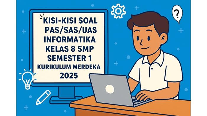 Kisi-kisi Soal PAS/SAS/UAS Informatika Kelas 8 SMP Semester 1 Kurikulum Merdeka 2025 Lengkap Jawaban