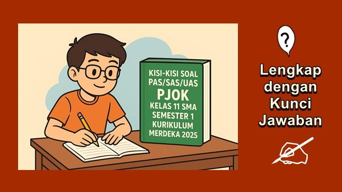 Kisi-kisi Soal PAS/SAS/UAS PJOK Kelas 11 SMA Semester 1 Kurikulum Merdeka 2025 Lengkap Kunci Jawaban