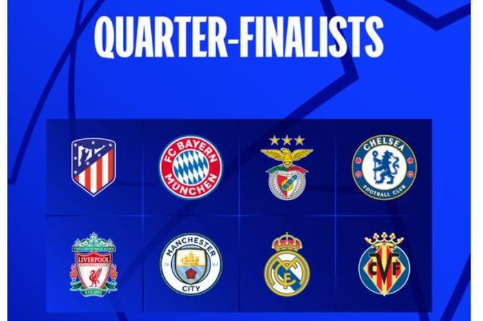 Jadwal Undian Perempat Final Liga Champions Eropa, Spanyol Paling Banyak Wakil, Italia Jadi Penonton