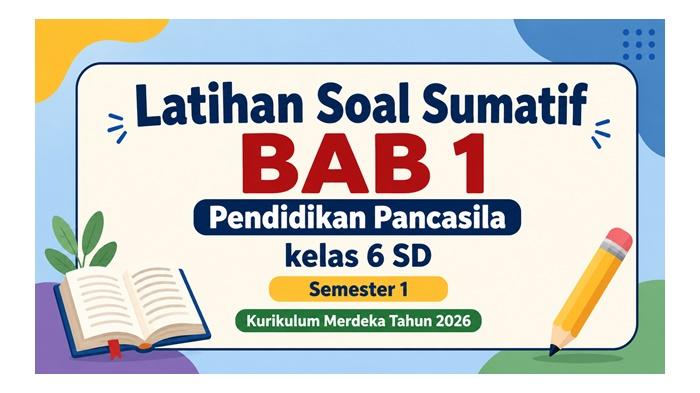 Latihan Soal Sumatif BAB 1 Pendidikan Pancasila kelas 6 SD Semester 1 Kurikulum Merdeka Tahun 2026 - Sripoku.com