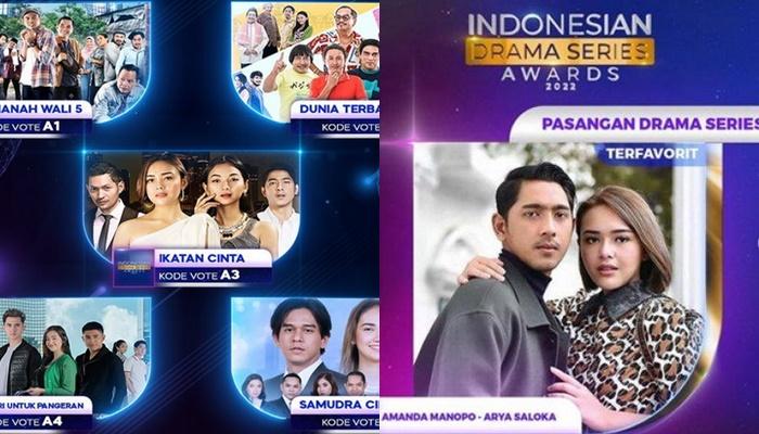 Link Streaming Indonesian Drama Series Awards 2022 Tayang Sore Ini, Ada Arya Saloka & Amanda Manopo