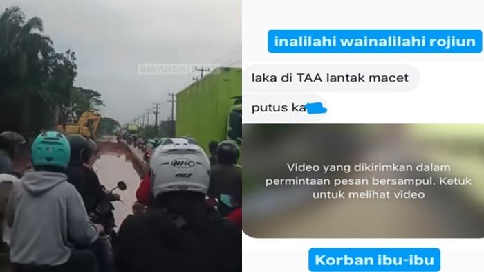 Kemacetan Jalan Palembang-TAA Banyuasin Makan Korban, Emak-emak Pengendara Motor Alami Kecelakaan