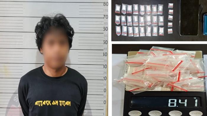 Pria Jagoan di Lahat Ini tak Berkutik Dikepung Polisi, Jual Sabu Paket Hemat di Wilayah Kikim Timur - Sripoku.com